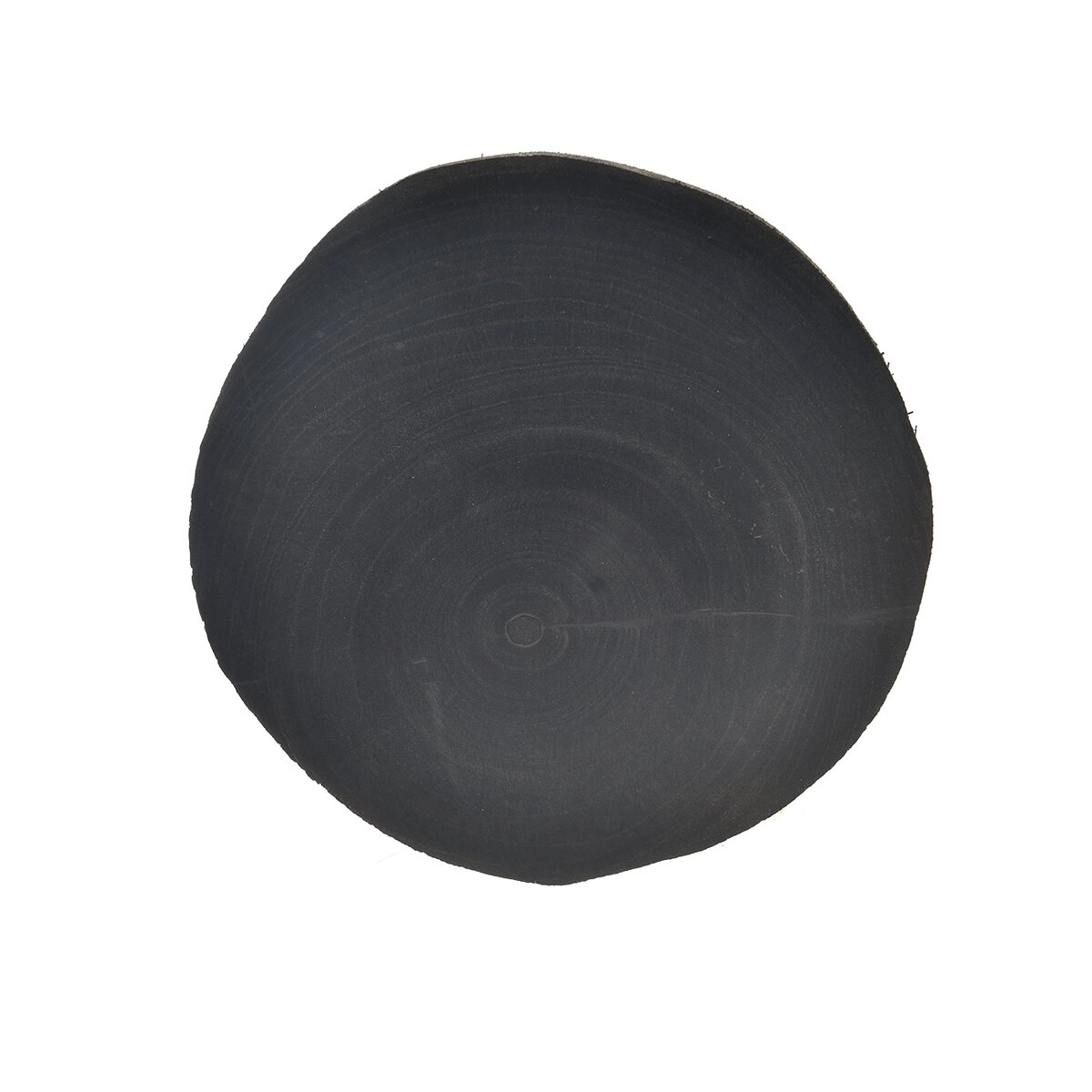 Levně Kulatý dřevěný tác černý 23–28 cm