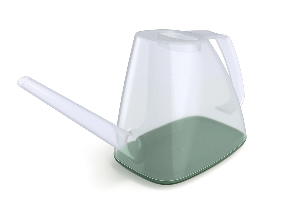 Levně Konvička Rivo 1,7 l transparentní tmavě zelená