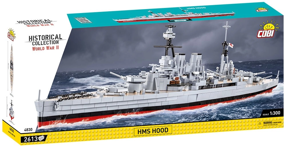 Levně COBI 4830 World War II Britský křižník HMS HOOD