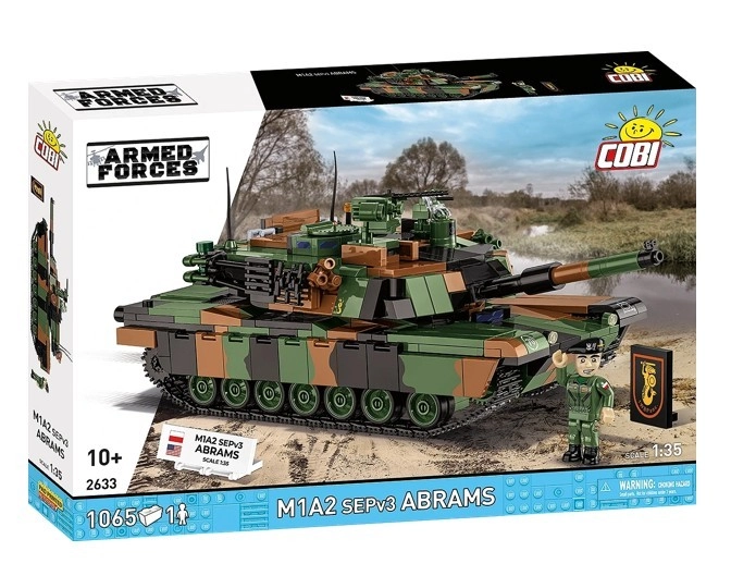 Levně Cobi 2633 Armed Forces M1A2 Abrams SEPv3, 1:35, 1065 k, 1 f