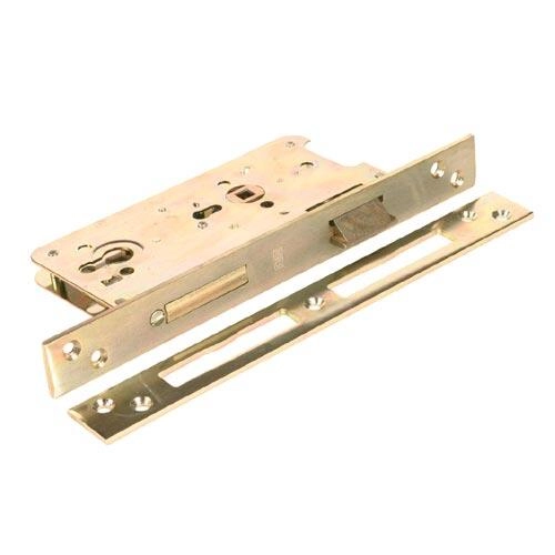 Levně Zadlabací vložkový zámek K131 90/99 pravolevý, bílý zinek