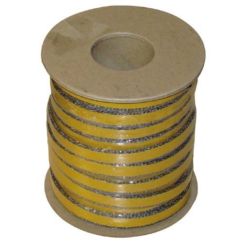 Levně šňůra izolační 10x2mm (500°C) lepicí (25m)