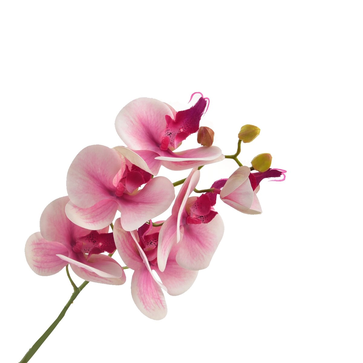 Levně Umělá orchidej růžová 72 cm