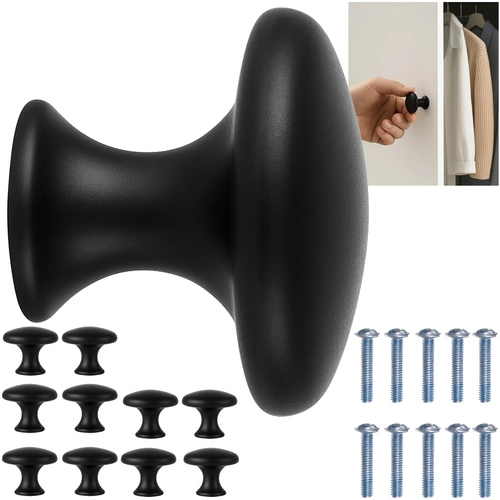 Levně Ruhhy 25679 30 mm 10 ks černá