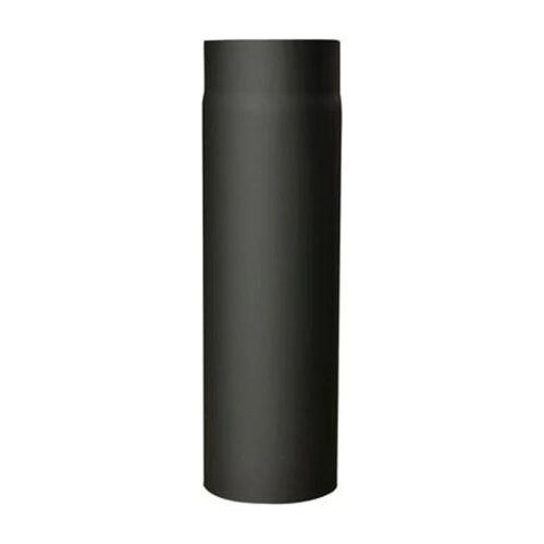 Levně Kouřová roura s otvorem 120 mm, délka 1000 mm, ocel 1,5 mm, černá