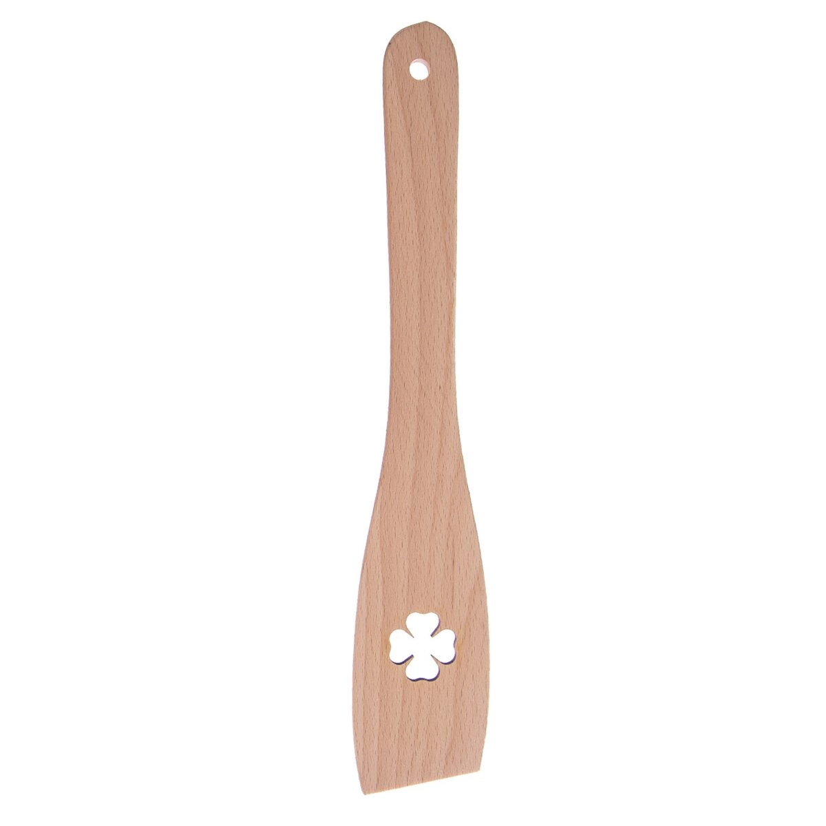Levně Obracečka dřevo 30 cm Čtyřlístek