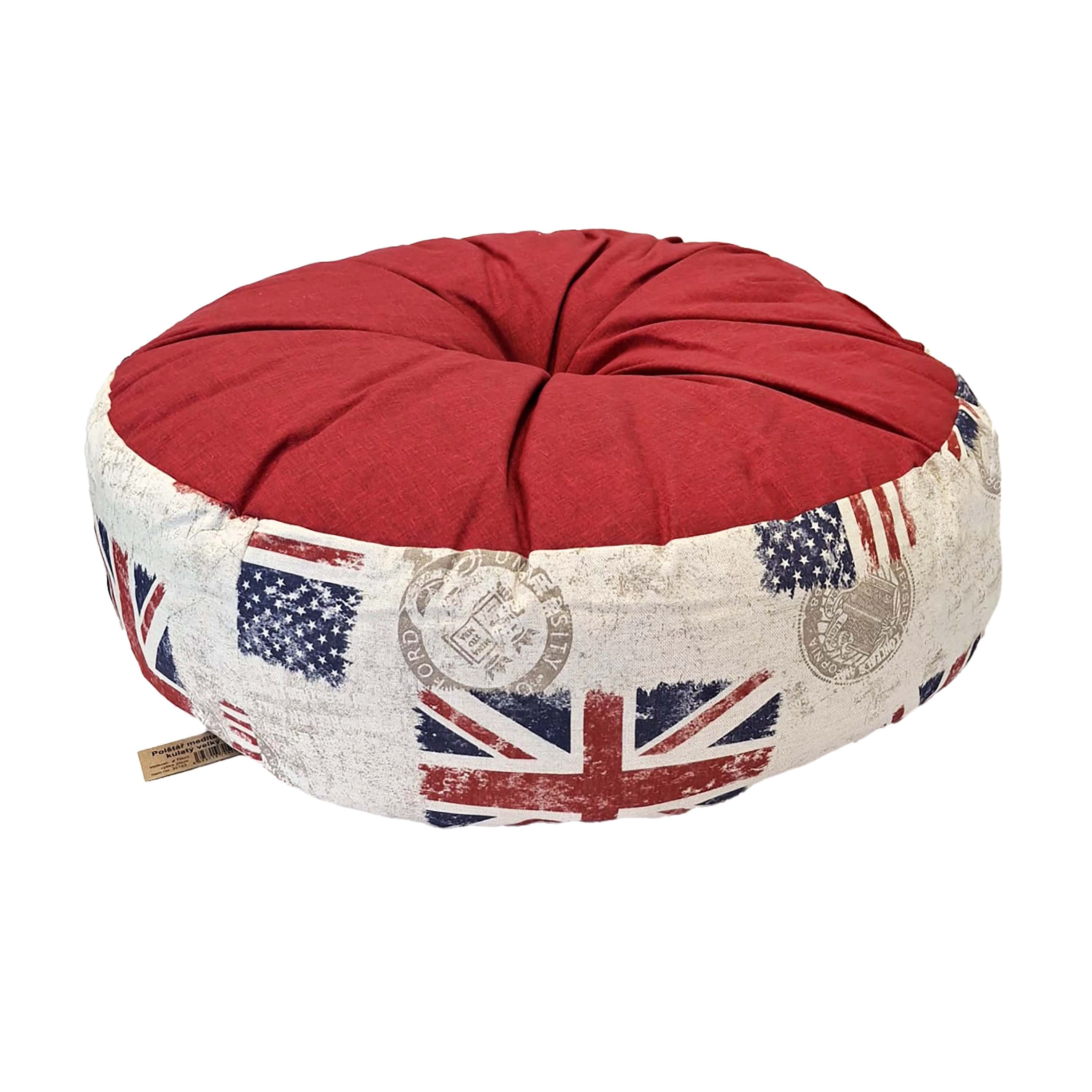 Levně Meditační kulatý polštář 70 cm