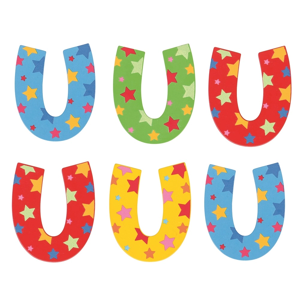 Levně Bigjigs Toys hvězdičkové písmenko U