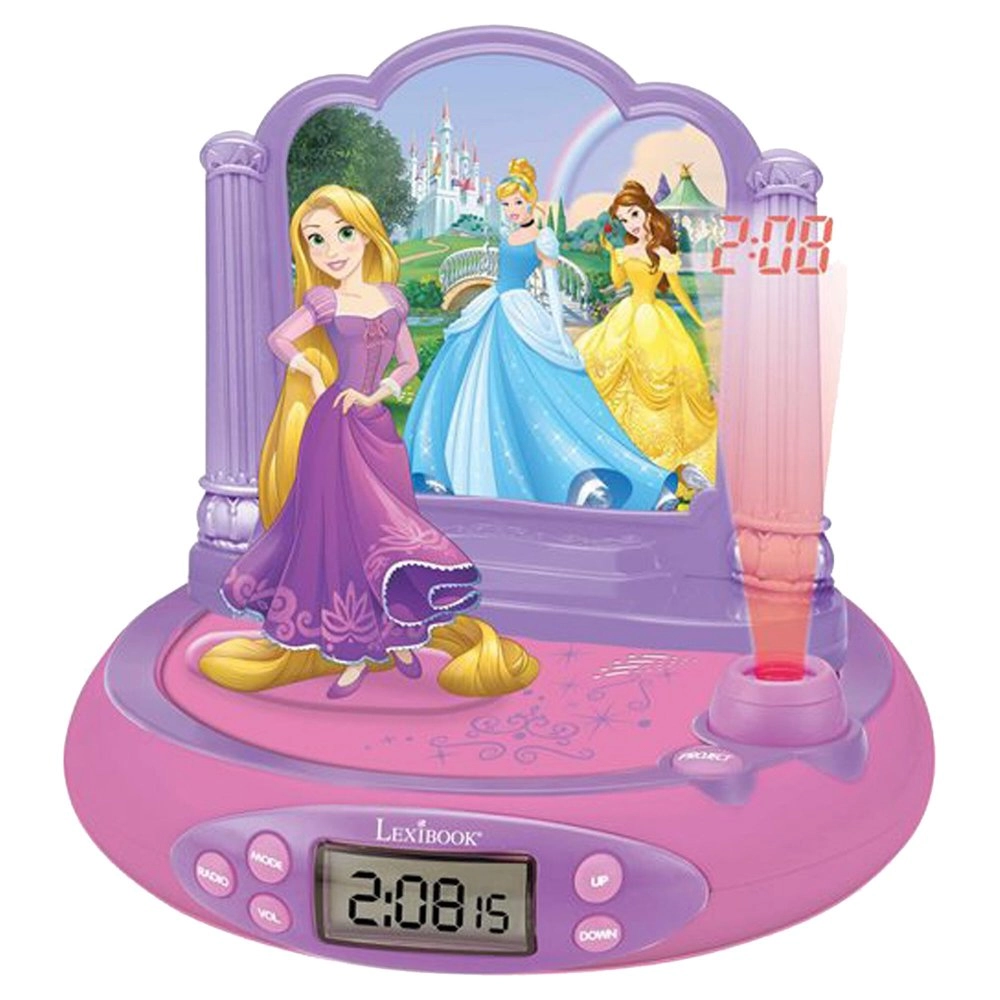 Levně 3D budík s projektorem Disney Princezny