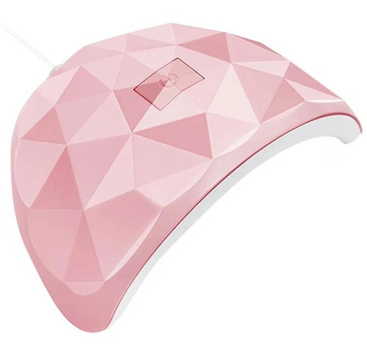 Levně Uv led lampa na nehty 54 w, růžová