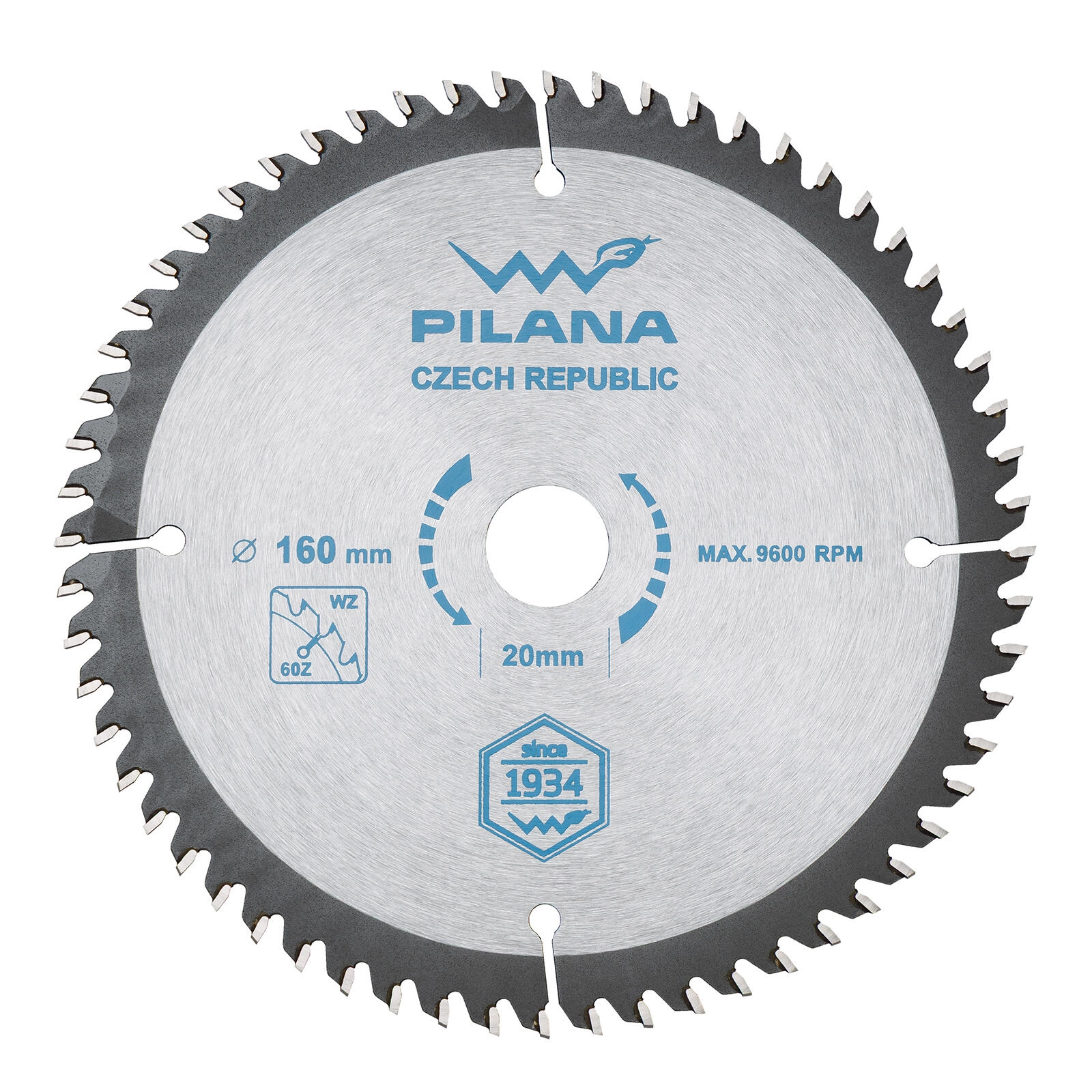Levně Pilový kotouč PILANA 160 mm, 60 zubů, WZ pro dřevo