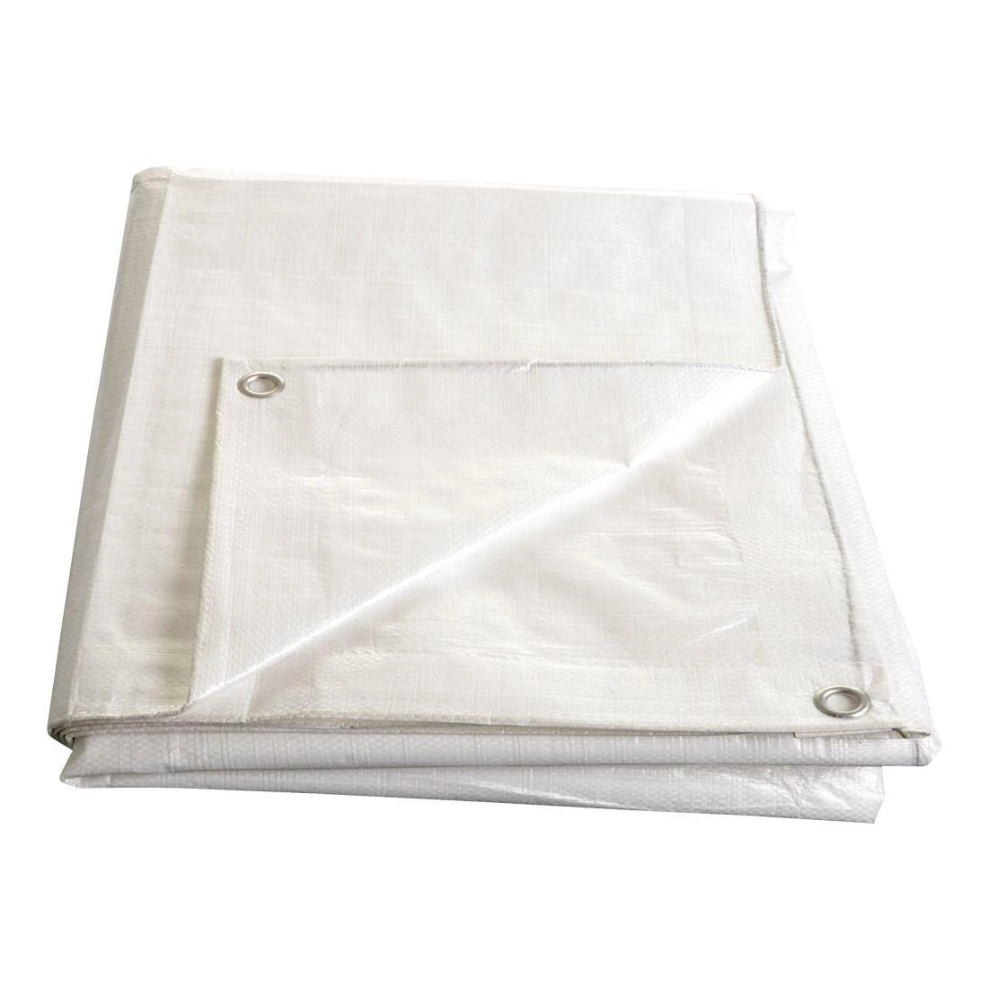 Levně MAT plachta s oky kašírovaná 4x5m 140g/m² průhledná/bílá