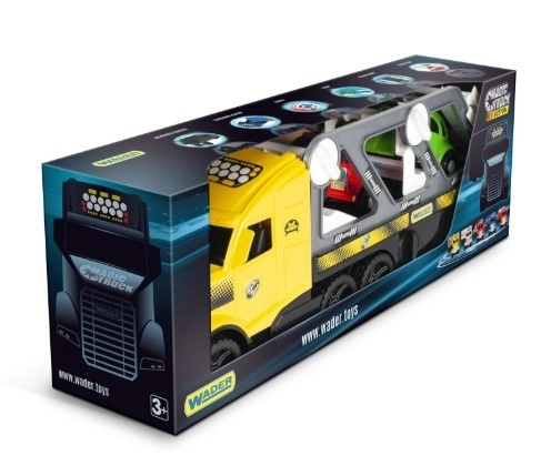 Levně Wader Magic Truck Akční přepravní auto s autíčky 79 cm