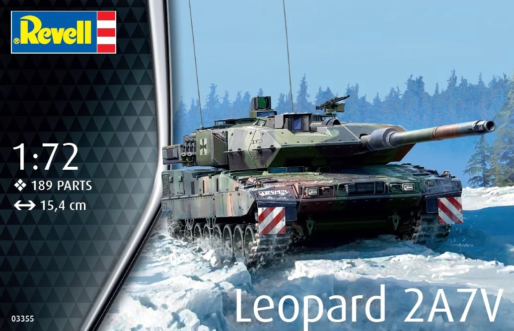 Levně Revell Plastic ModelKit tank 03355 Leopard 2 A7V 1:72