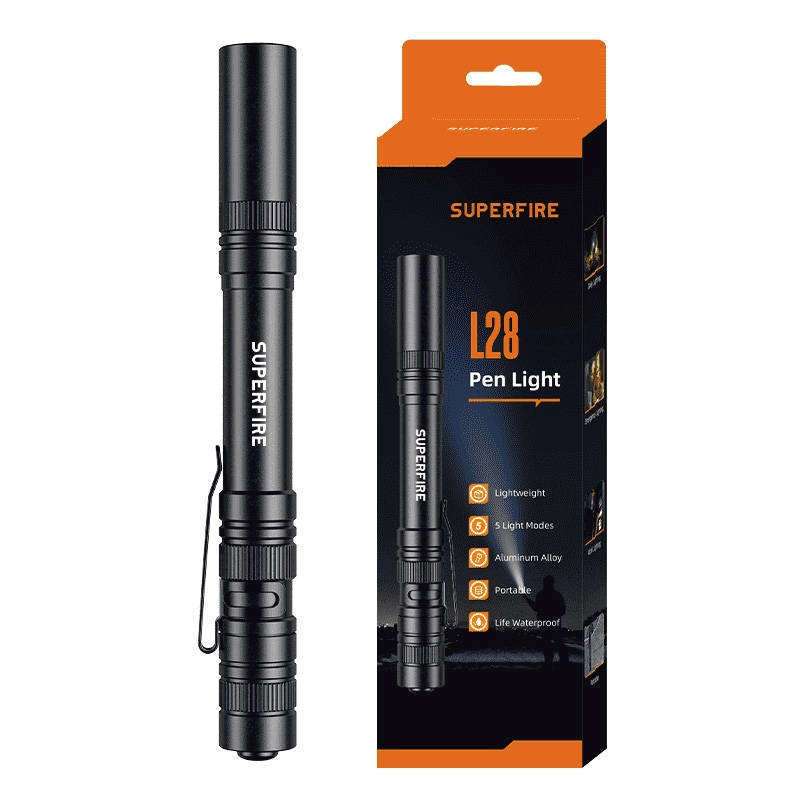 Levně Kapesní svítilna Superfire L28 121 lm, 5 W, dosvit 52 m