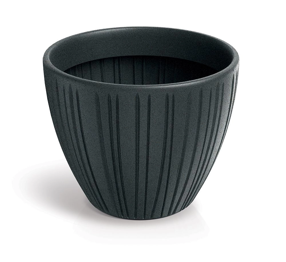Levně Květináč Fero Round 30 cm olověný