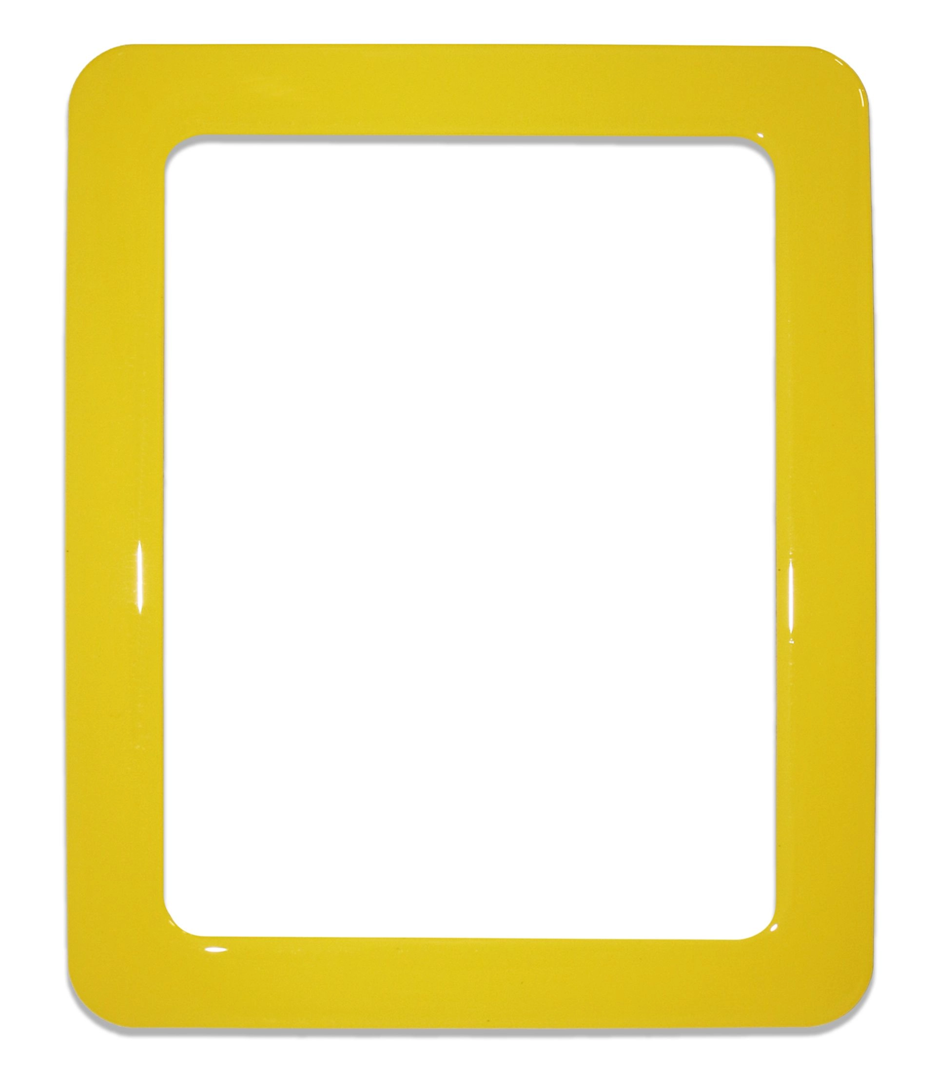 Levně Magnetický samolepicí rám 19,0 × 23,8 cm – žlutý