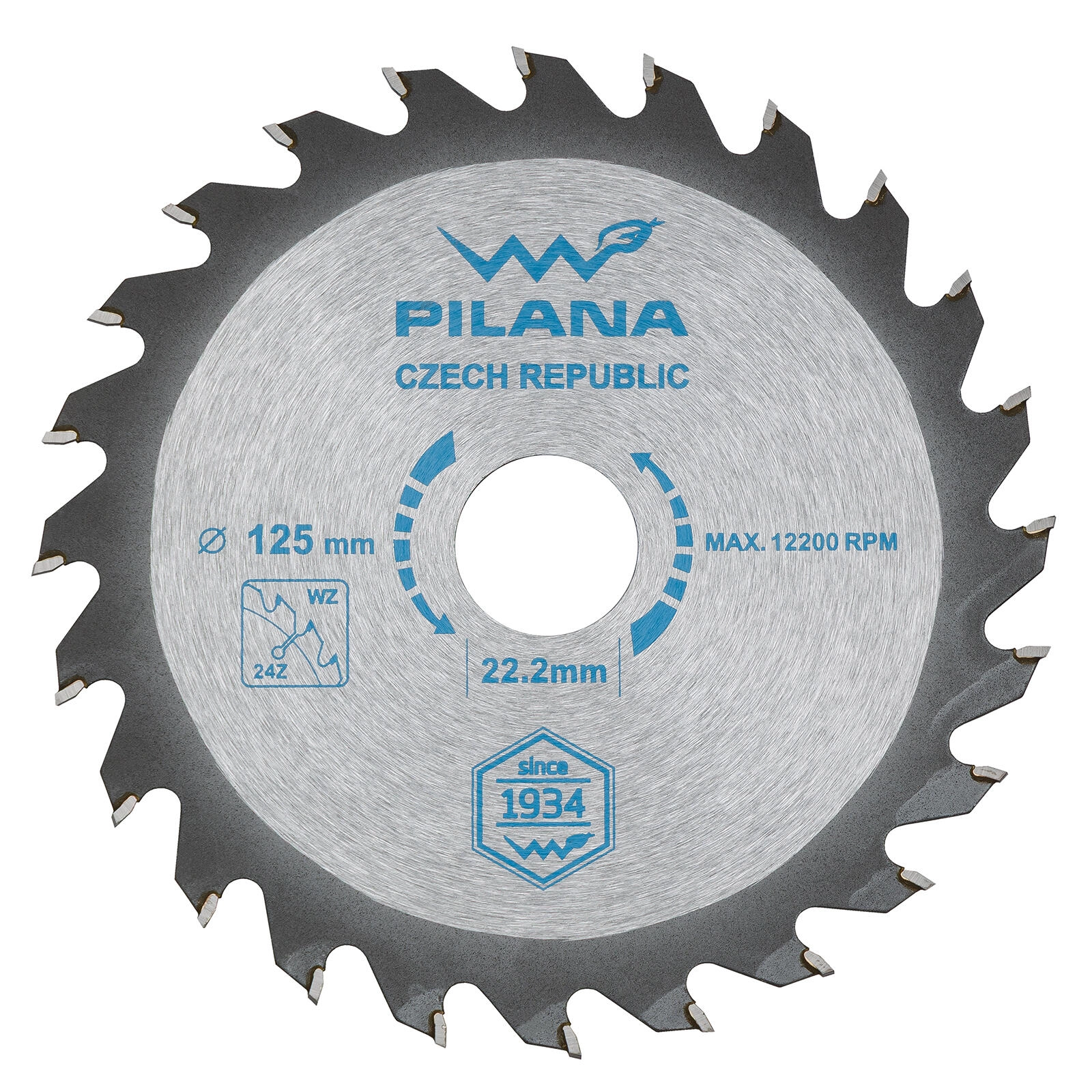 Levně Pilový kotouč PILANA SK 5255 WZ 125 × 1,8 × 22,2, 24 zubů