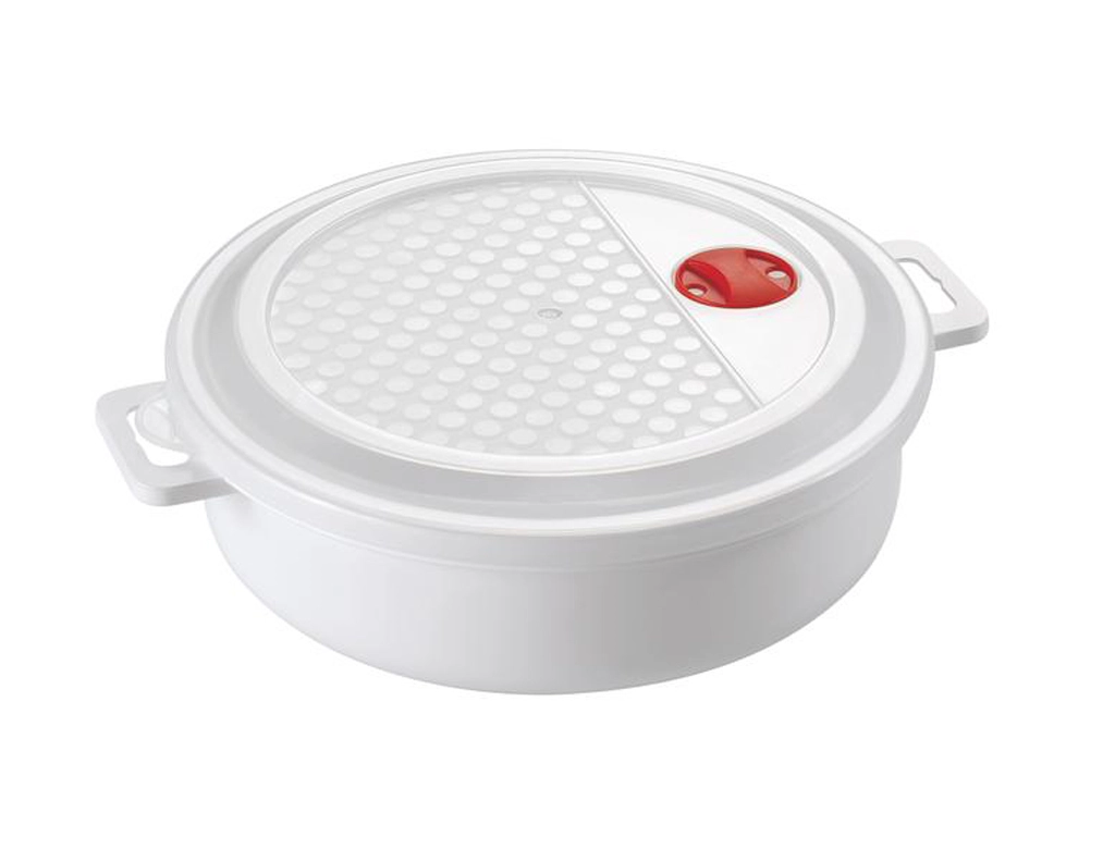 Levně Plastová dóza do mikrovlnné trouby s víkem 2 l