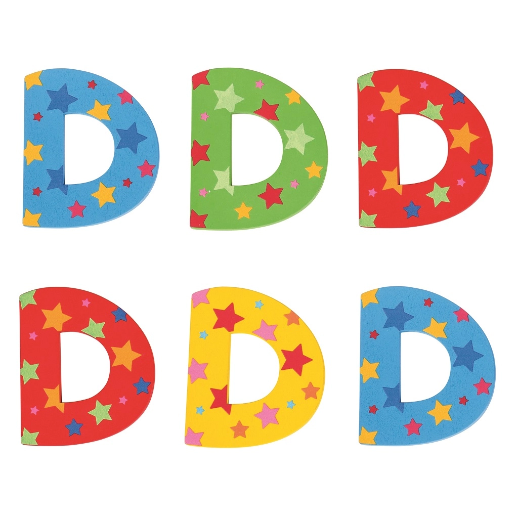Levně Bigjigs Toys hvězdičkové písmenko D