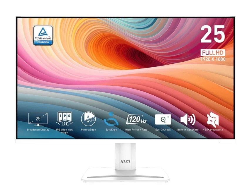 Bílý 24,5" monitor FHD 120 Hz PRO MP251W