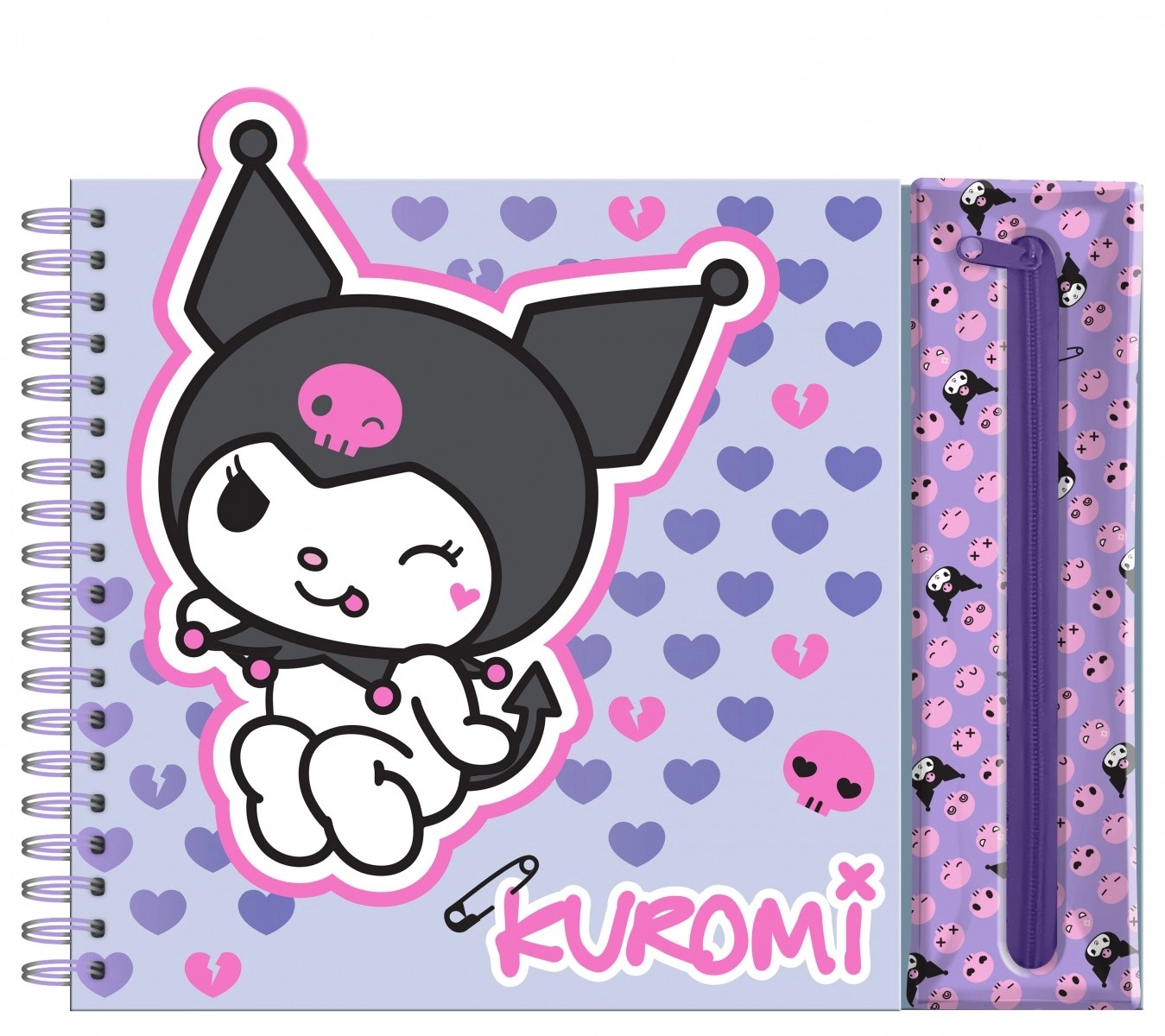 Levně Kreativní sada Kuromi Hello Kitty s pastelky