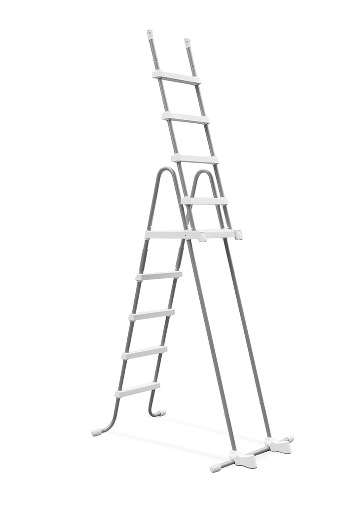 Bazénový žebřík pro bazény 1,32 m s odnímatelnými schůdky