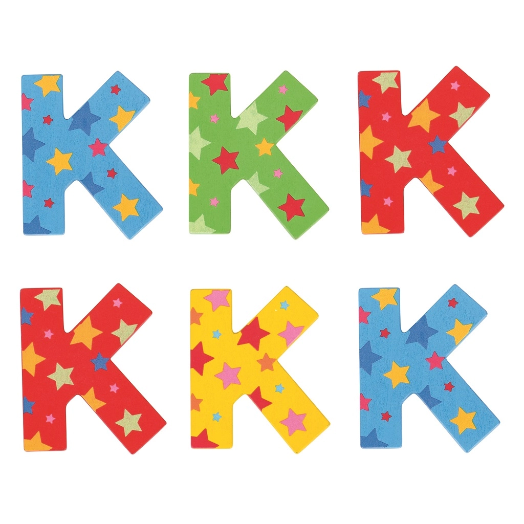 Levně Bigjigs Toys hvězdičkové písmenko K
