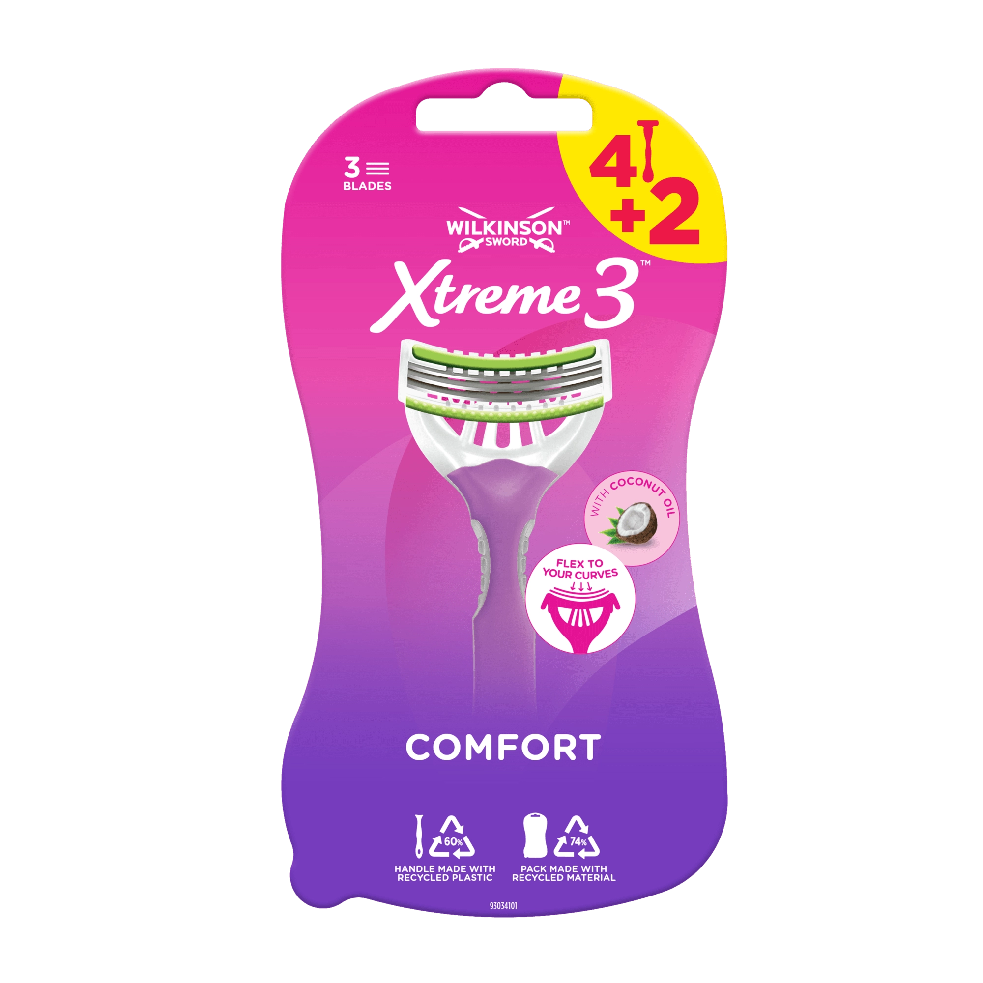 Levně Wilkinson Sword Xtreme 3 Beauty 6 ks