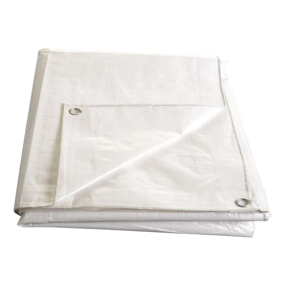 Levně MAT plachta s oky kašírovaná 140g/m² 5x8m průhledná/bílá