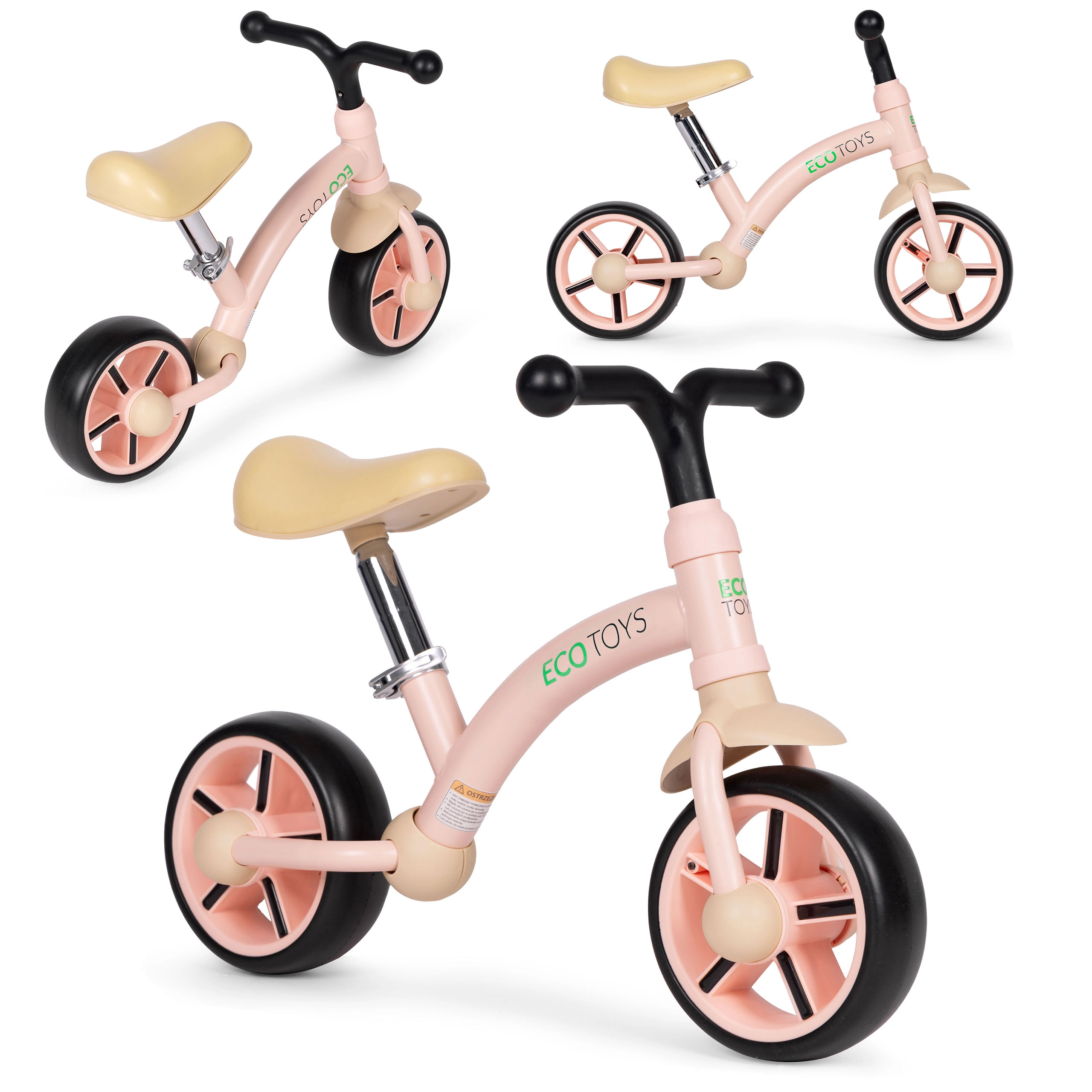 Levně Dětské odstrkovadlo ECO TOYS růžové