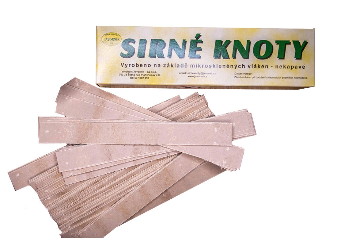 Levně NOHEL GARDEN Sirné knoty 80 ks