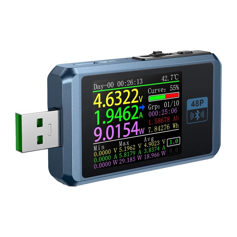 Levně Fnirsi FNB48P BT tester USB portů s Bluetooth