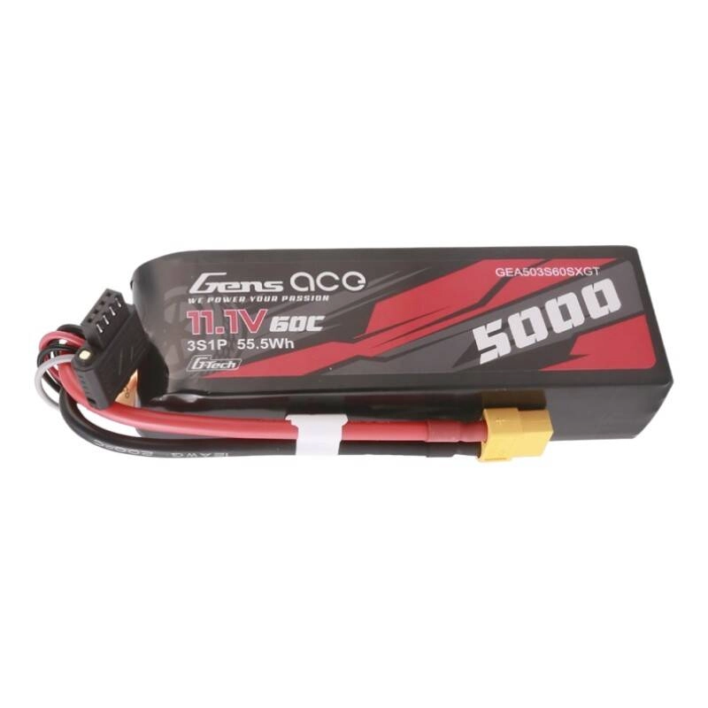 Levně Lipo baterie Gens Ace G-Tech 5000 mAh 11,1 V 60C 3S s konektorem XT60