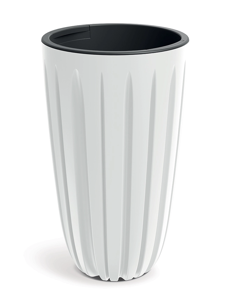 Levně Prosperplast Plastový květináč Warios 29x50 cm bílý