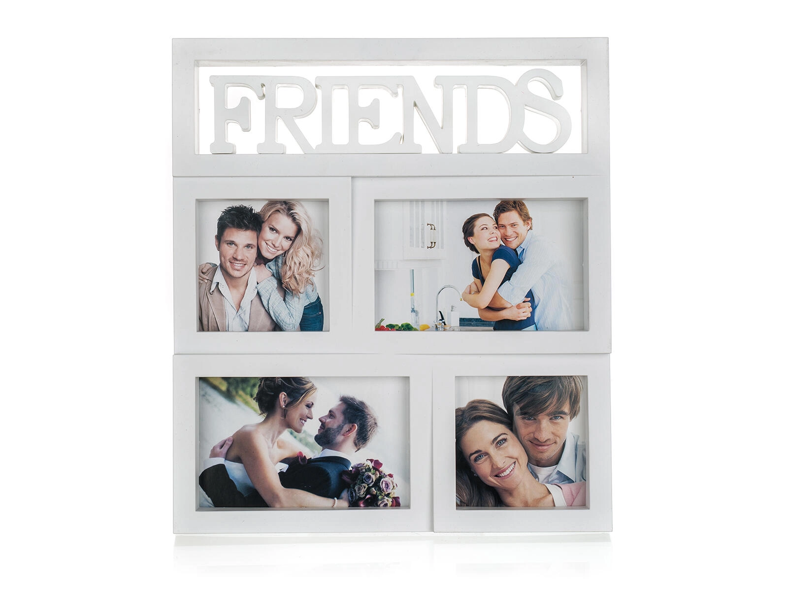 HOME DECOR fotorámeček FRIENDS 28x31cm, 4 fotky