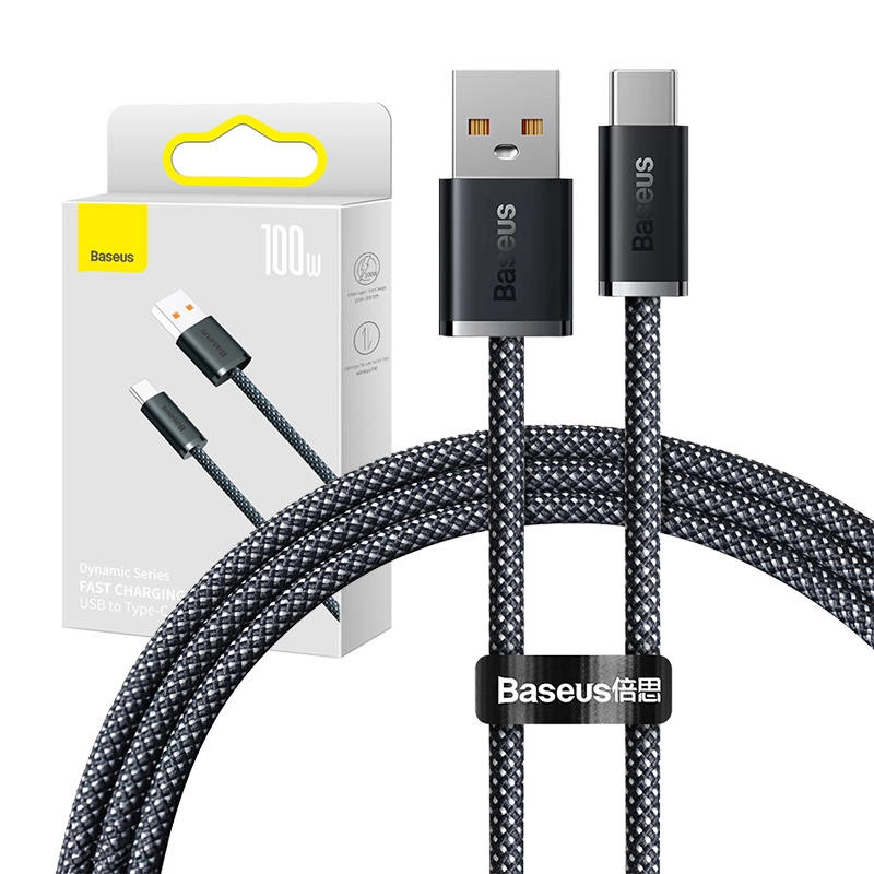 Levně Baseus CALD000616 USB-C 100W 1m šedý