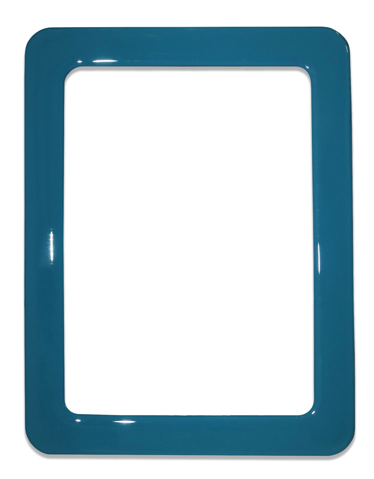 Levně Magnetický samolepicí rám 16,0 × 11,8 cm – tyrkysový