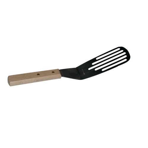 Levně Obracečka s otvory 28cm nerez rukojeť dřev.