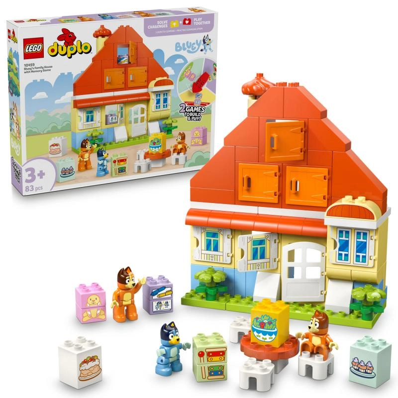 Levně LEGO® DUPLO® 10459 Dům Bluey a paměťová hra