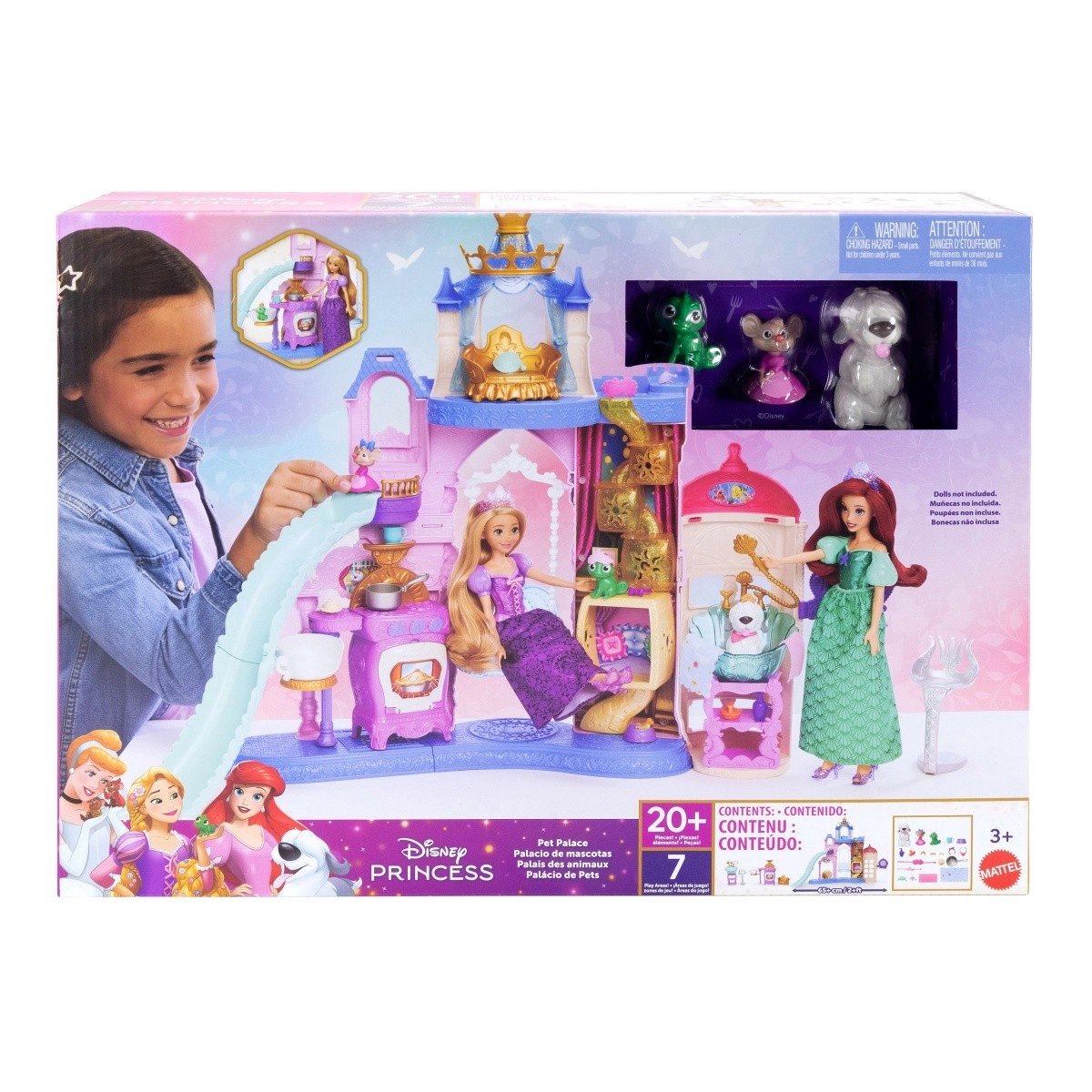 Levně Disney princess palác zvířátek – domeček pro figurky a zvířecí kamarády