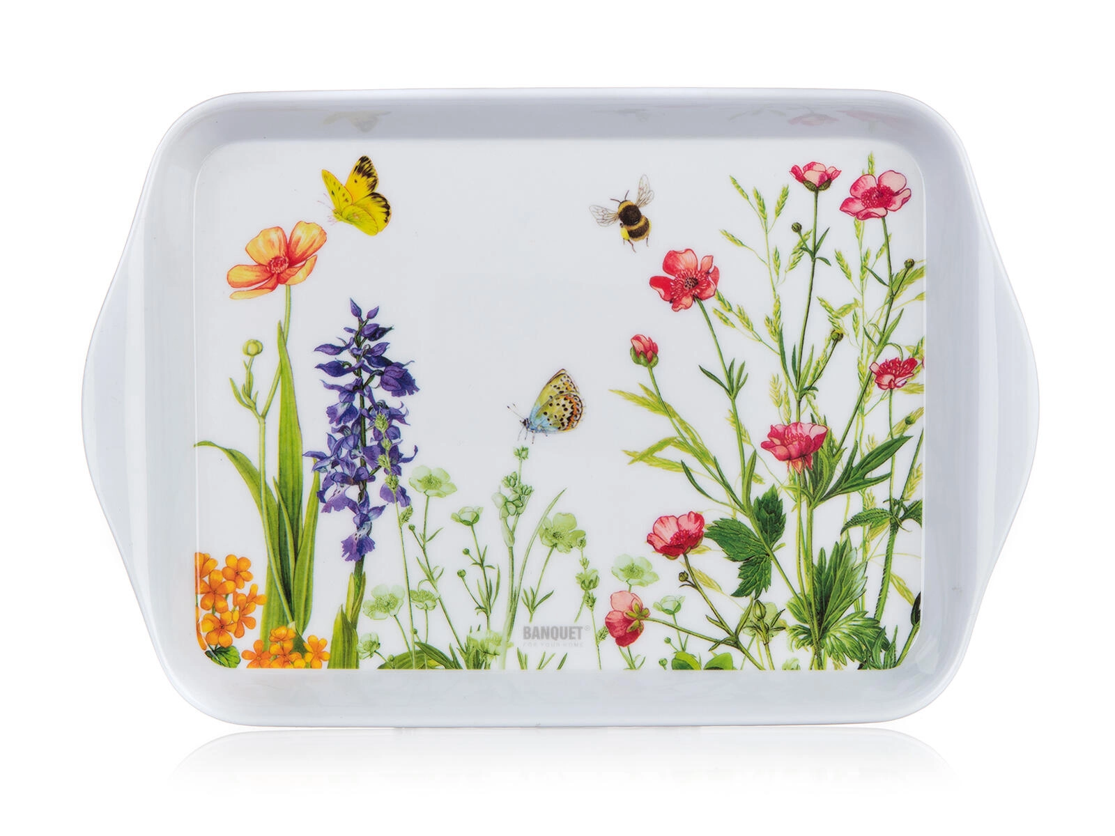 Levně Banquet Tác melaminový Meadow 21x14cm