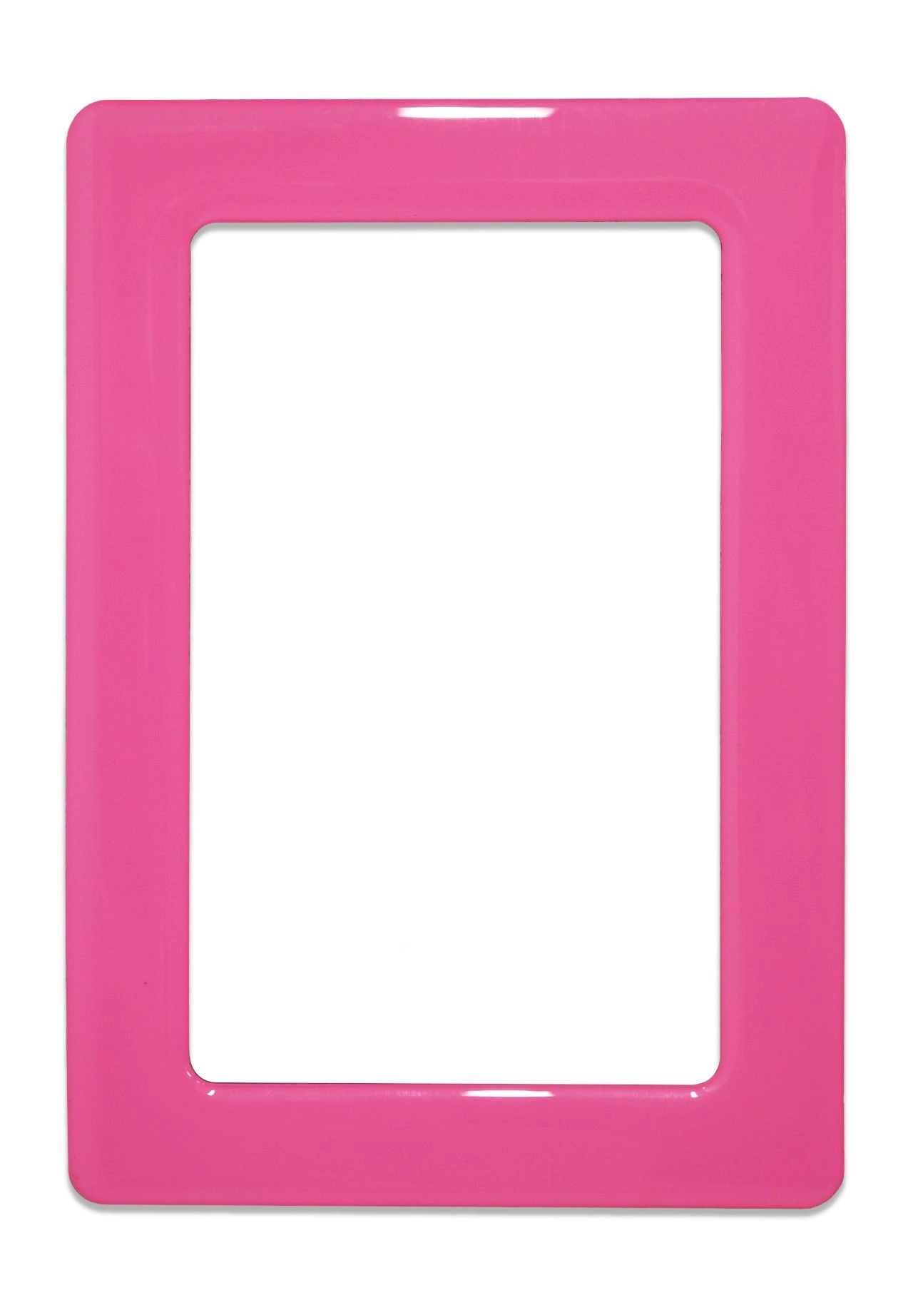 Levně Magnetický samolepicí rámeček 13,0 × 8,1 cm – růžový