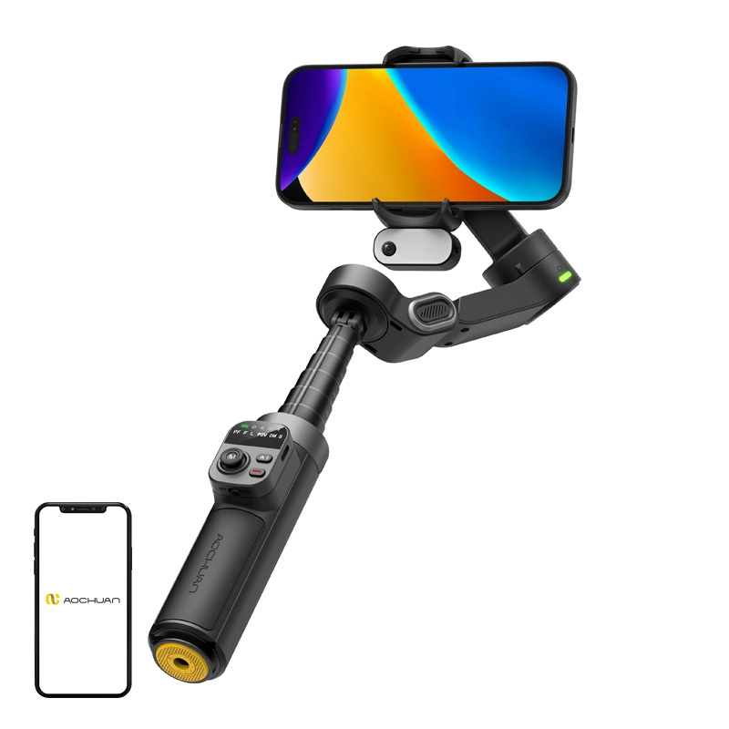 Levně AOCHUAN Stabilizátor X3 s AI senzorem (černý)