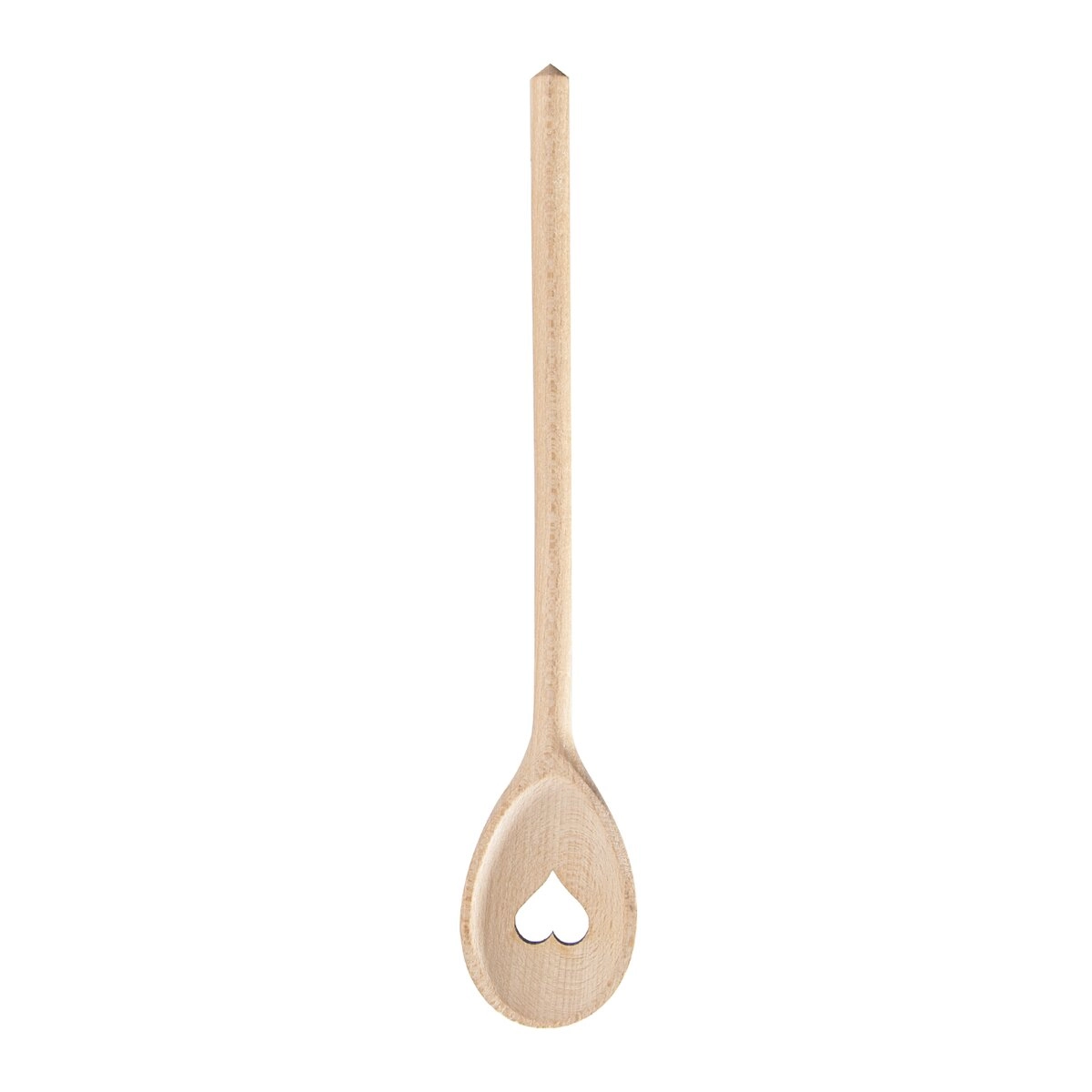Levně Vařečka dřevo oválná 30cm SRDCE
