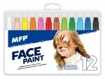 Barvy na obličej set 12 barev