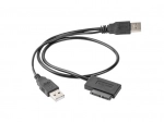 USB adaptér s napájením na kabelu -> SATA Slim SSD (13pin)