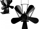 Krbový ventilátor s 5 lopatkami bez napájení