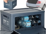 Campingová krabice - skládací box 25l modrý