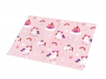 Skládací pěnová podložka Jednorožec - 120 x 90 cm
